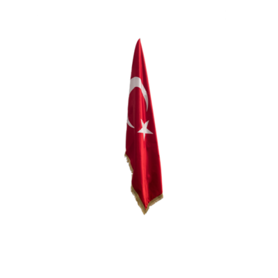 Türk Makam Bayrağı Telasız Simli