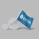 Deva Partisi 50×75 cm Raşel Sopalı Bayrak (Mavi Zeminli)