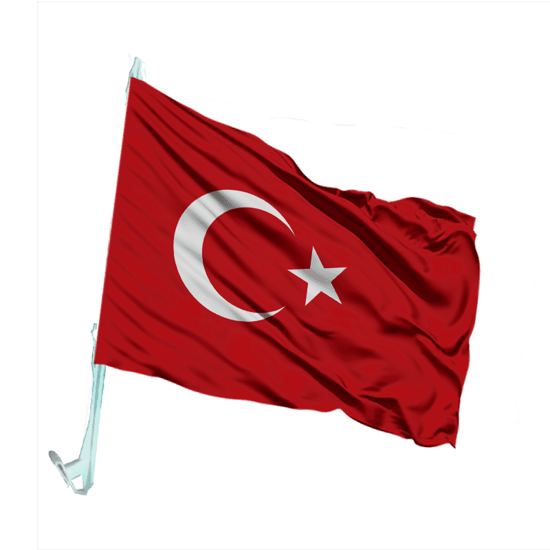 otofors-cama-tak-türk-bayrağı Türk Otofors Bayrağı 30x45 Cm 5 Ad. - Görsel 1