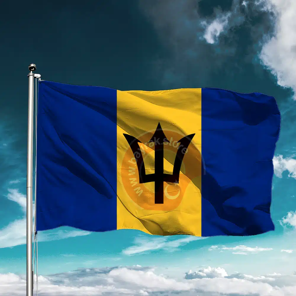 Barbados-Bayrağı Barbados Bayrağı - Görsel 1