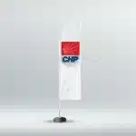Chp Yelken Bayrak Beyaz (75×300)