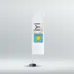 İYİ Parti Yelken Bayrak Beyaz (75x300 Cm)