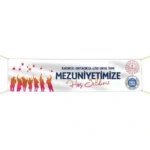 Mezuniyet Pankartı No 2 - 75×300 cm