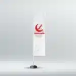 Yeniden Refah Partisi Yelken Bayrak Beyaz (75×300)