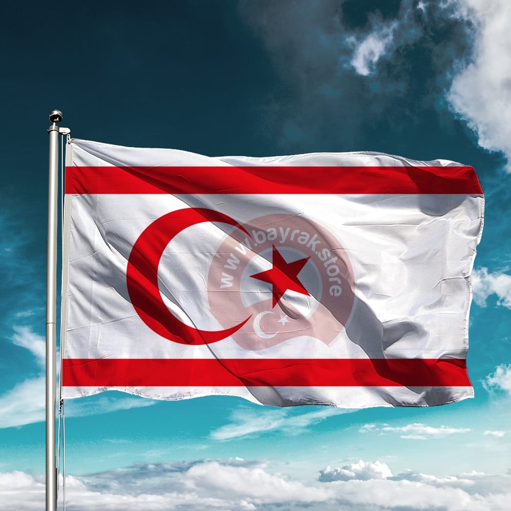 Kuzey Kıbrıs Türk Cumhuriyeti Kuzey Kıbrıs Türk Cumhuriyeti Bayrağı - Görsel 1