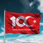100. Yıl Gönder Bayrağı Tüm Ebatlarda