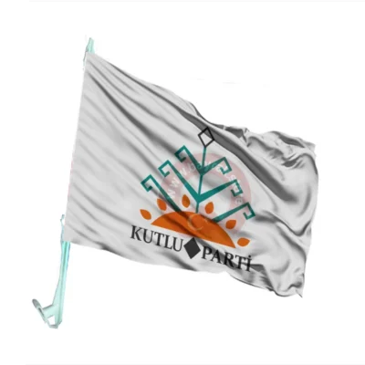Kutlu Parti Otofors Bayrağı 30x45 cm