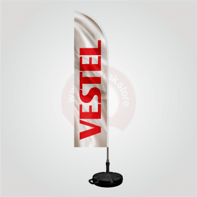 vestel-yelken-bayrak-beyaz