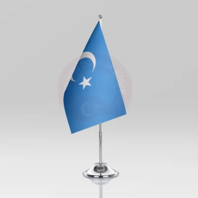 Doğu Türkistan Masa Bayrağı Ön