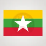 Myanmar Makam Bayrağı Satın Al 2
