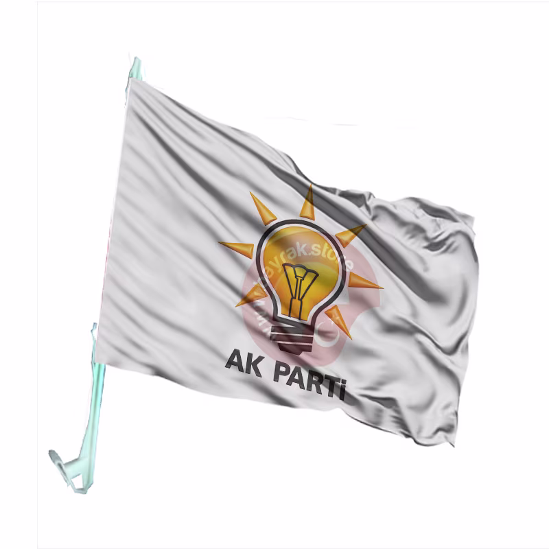 Ak Parti Otofors Beyaz bayrağı
