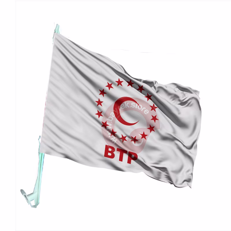 Bagimsiz Turkiye Partisi Otofors Beyaz bayrağı