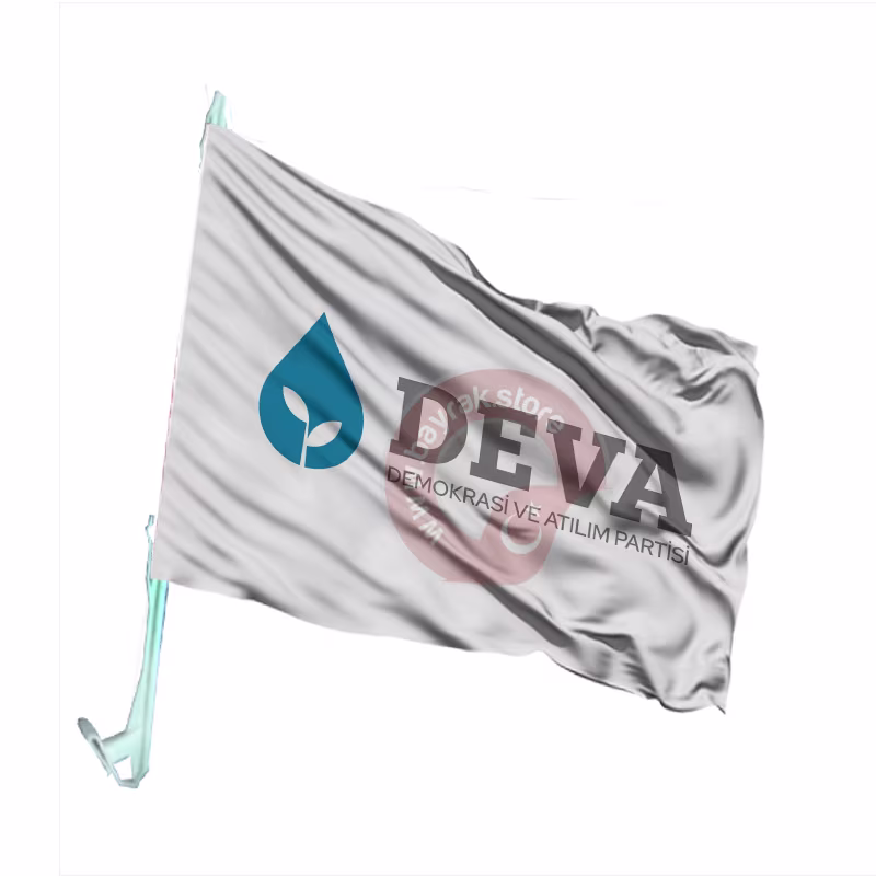 Deva Partisi Otofors bayragi Beyaz bayrağı