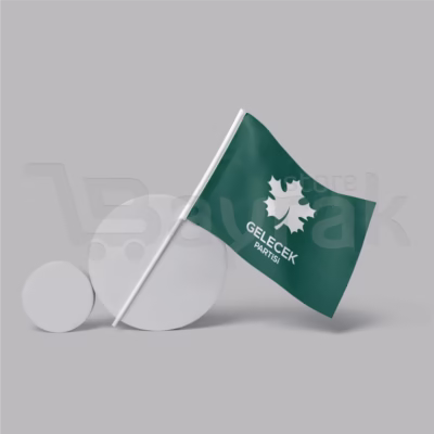 gelecek partisi yesil sopali bayrak 2 bayrağı