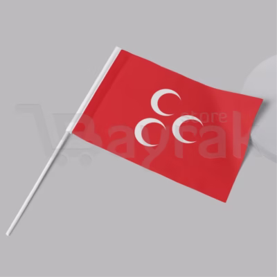 mhp sopali bayrak kirmizi 1 bayrağı