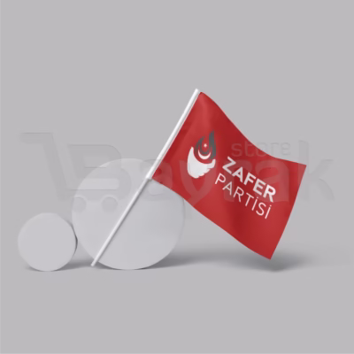 zafer partisi sopali bayrak kirmizi 2 bayrağı