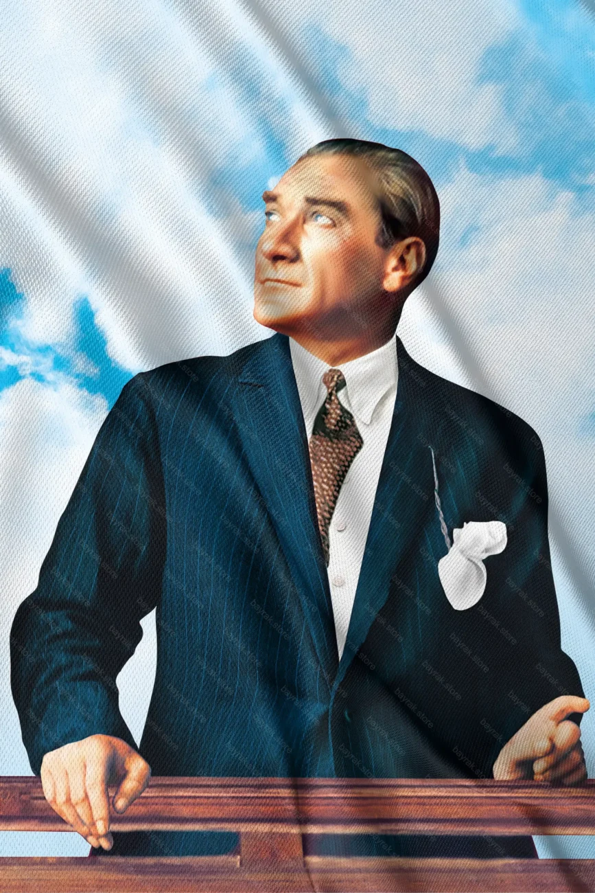 Kumaş  Atatürk Posteri 3