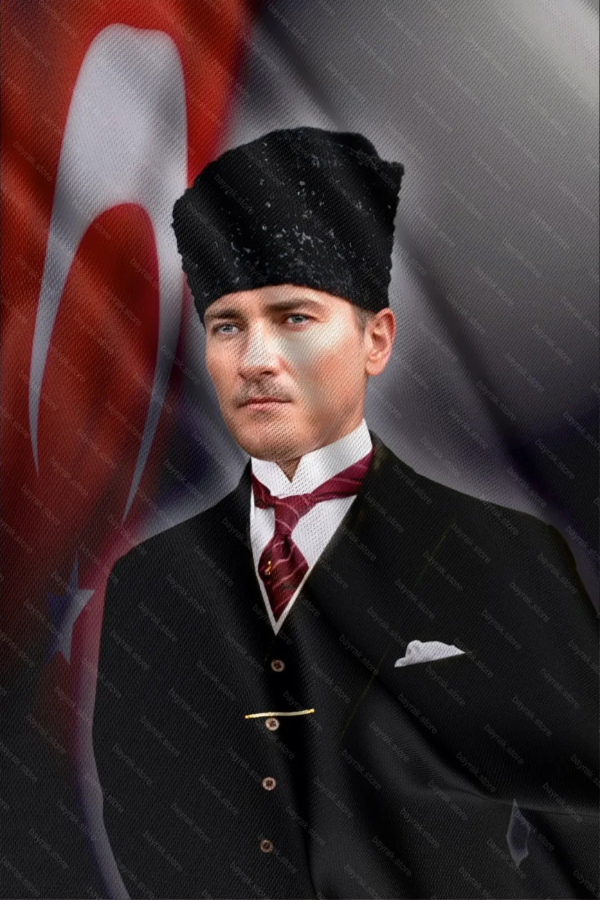 Kumaş  Atatürk Posteri 5