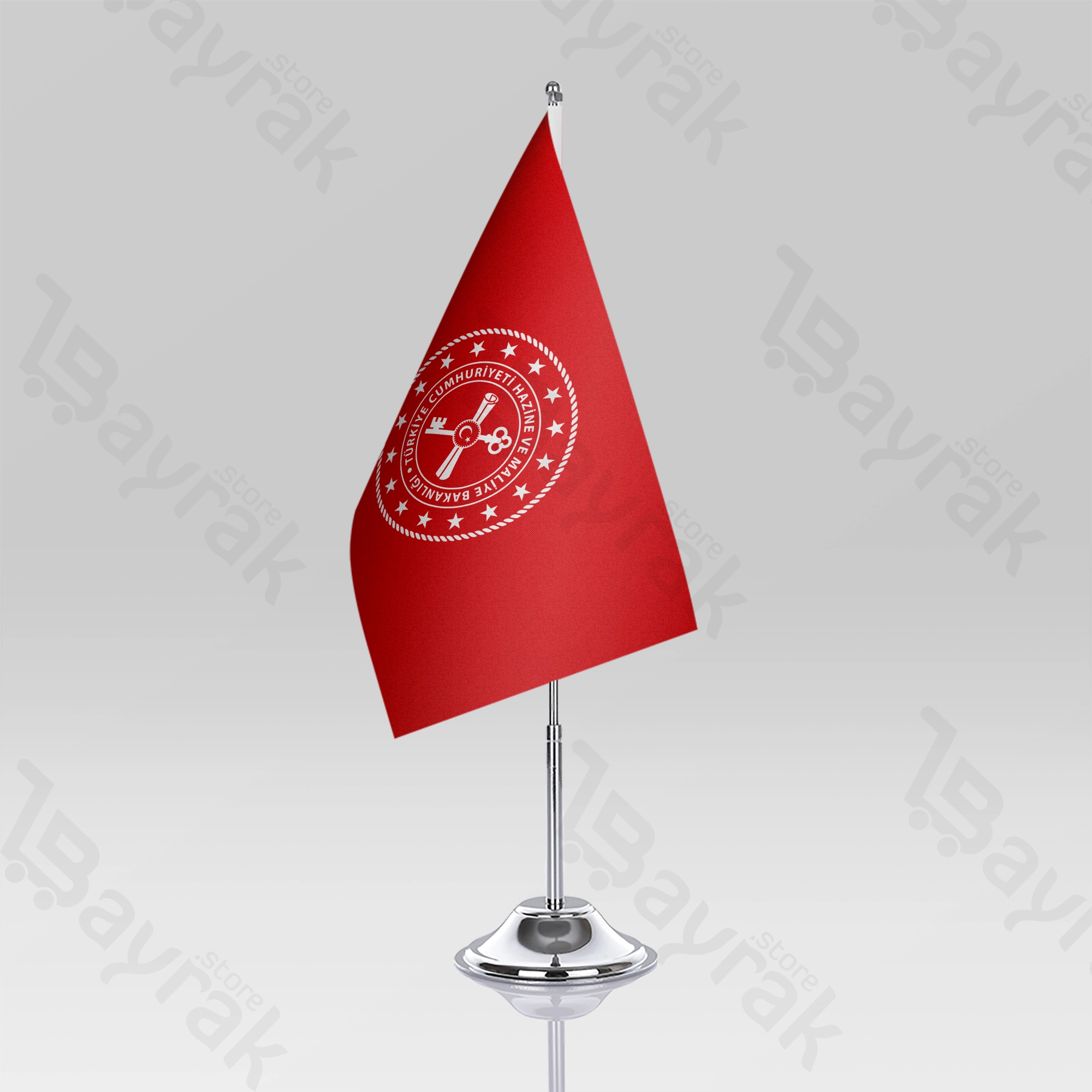 Hazine ve Maliye Bakanlığı masa bayrağı kırmızı 1 Hazine ve Maliye Bakanlığı Masa Bayrağı - Görsel 1