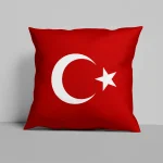 Türk Bayrağı Baskılı Yastık