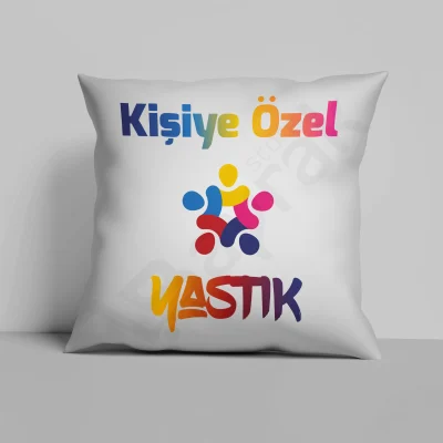 Kişiye özel baskılı yastık