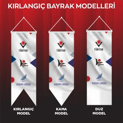 tubitak 4006 kirlangic bayrak gorselleri bayrağı